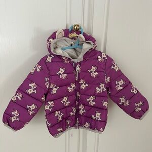 Robeez Unicorn Quilted Lightweight Puffer Jacket | Toddler 18 Months